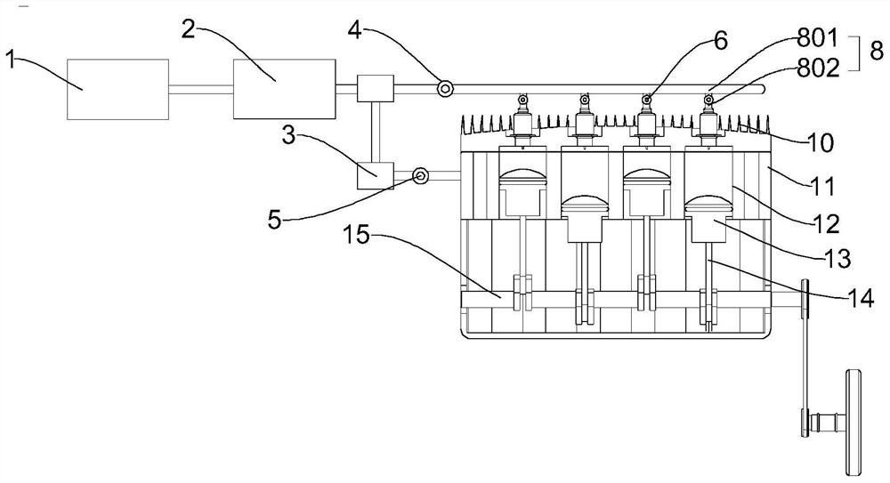 Pneumatic engine and control system