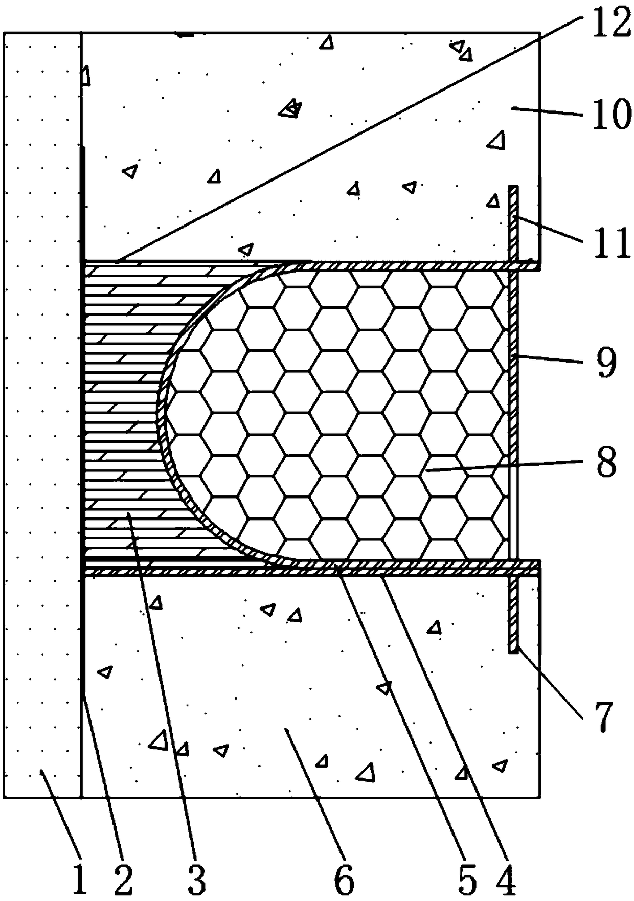 A waterproof well wall shrinkable device and its construction technology