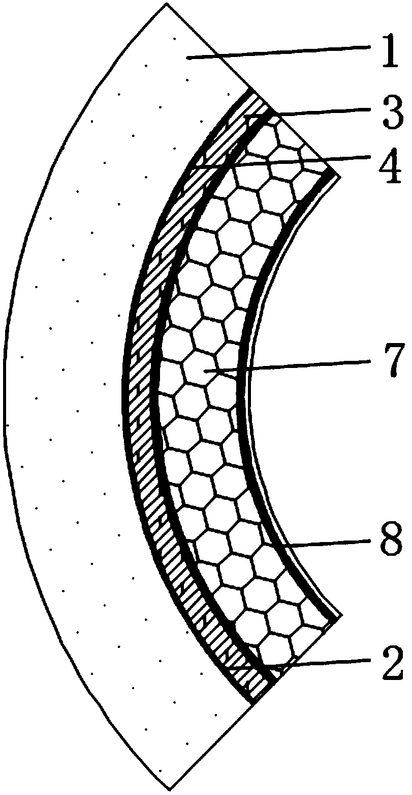 A waterproof well wall shrinkable device and its construction technology