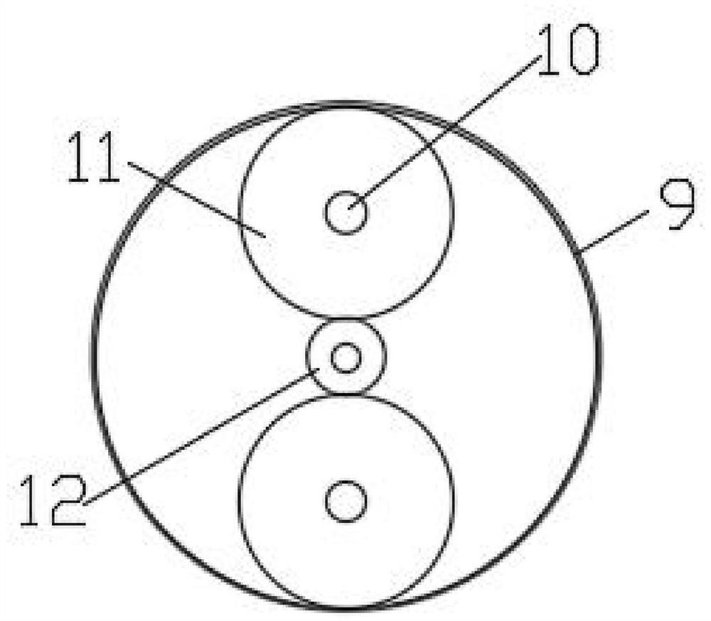 Electrical aluminum alloy round bar for aluminum-based electromagnetic wire and production process of electrical aluminum alloy round bar