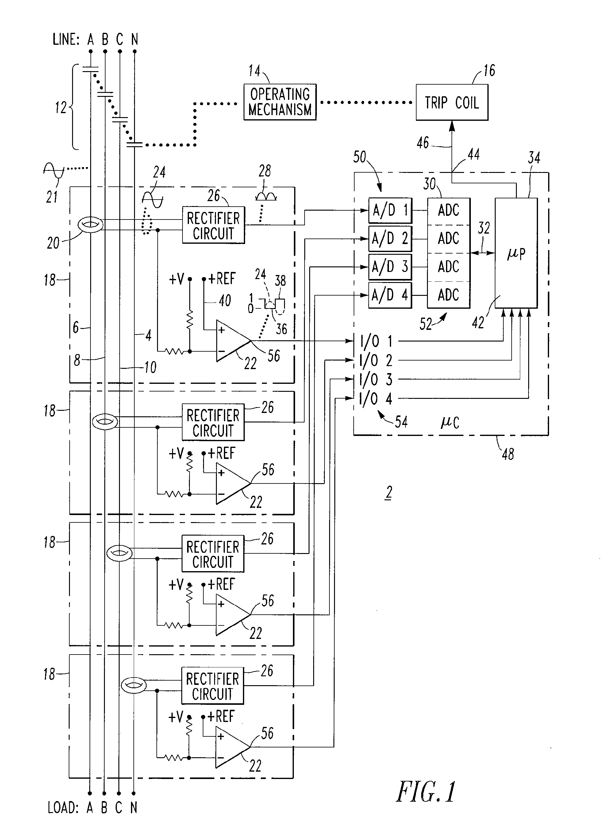 Method of detecting a ground fault and electrical switching apparatus employing the same