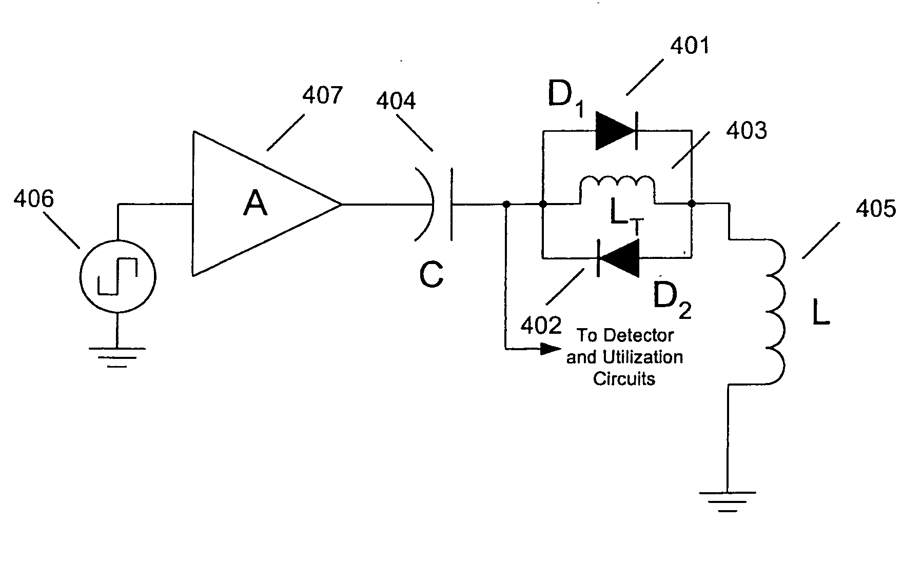 Passive dynamic antenna tuning circuit for a radio frequency identification reader