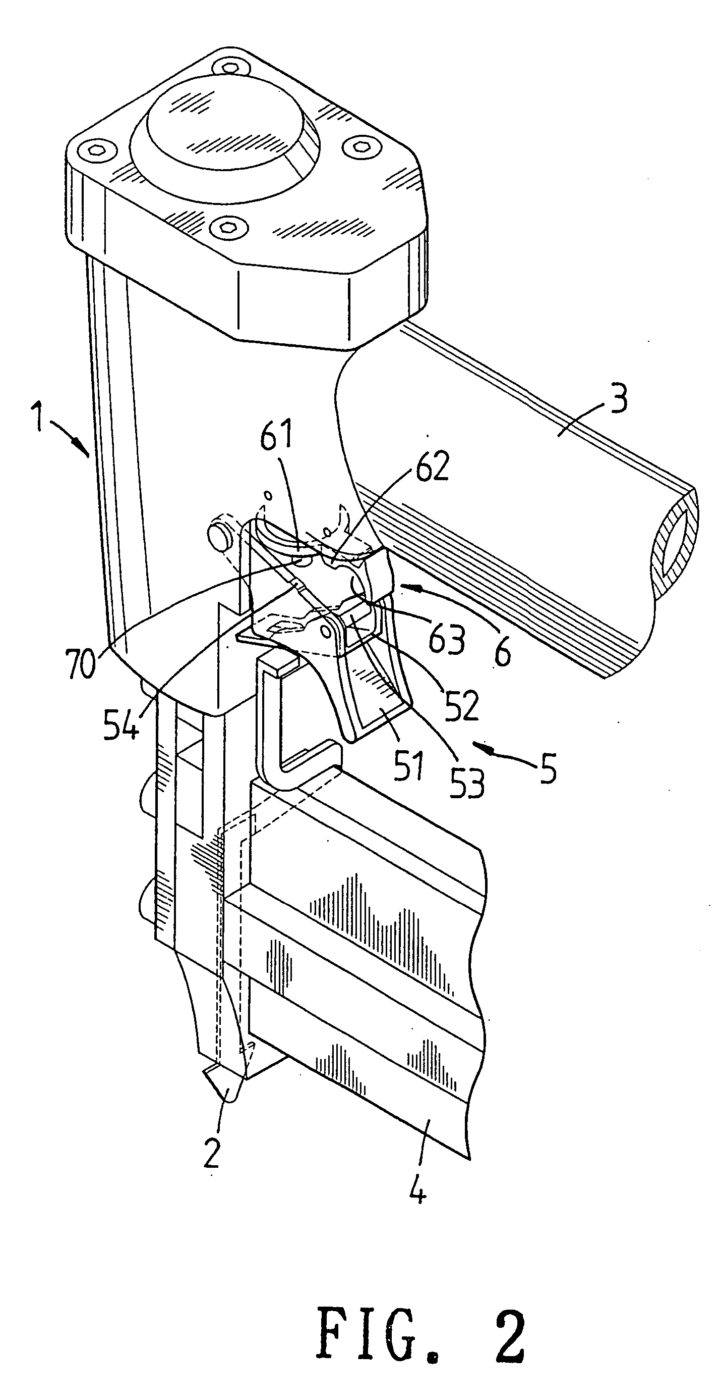 Trigger switch structure of nail driver
