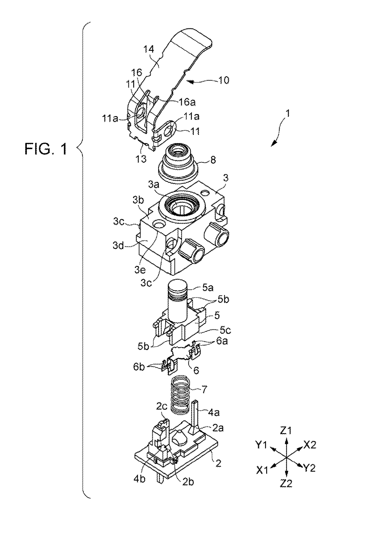 Pressing input device