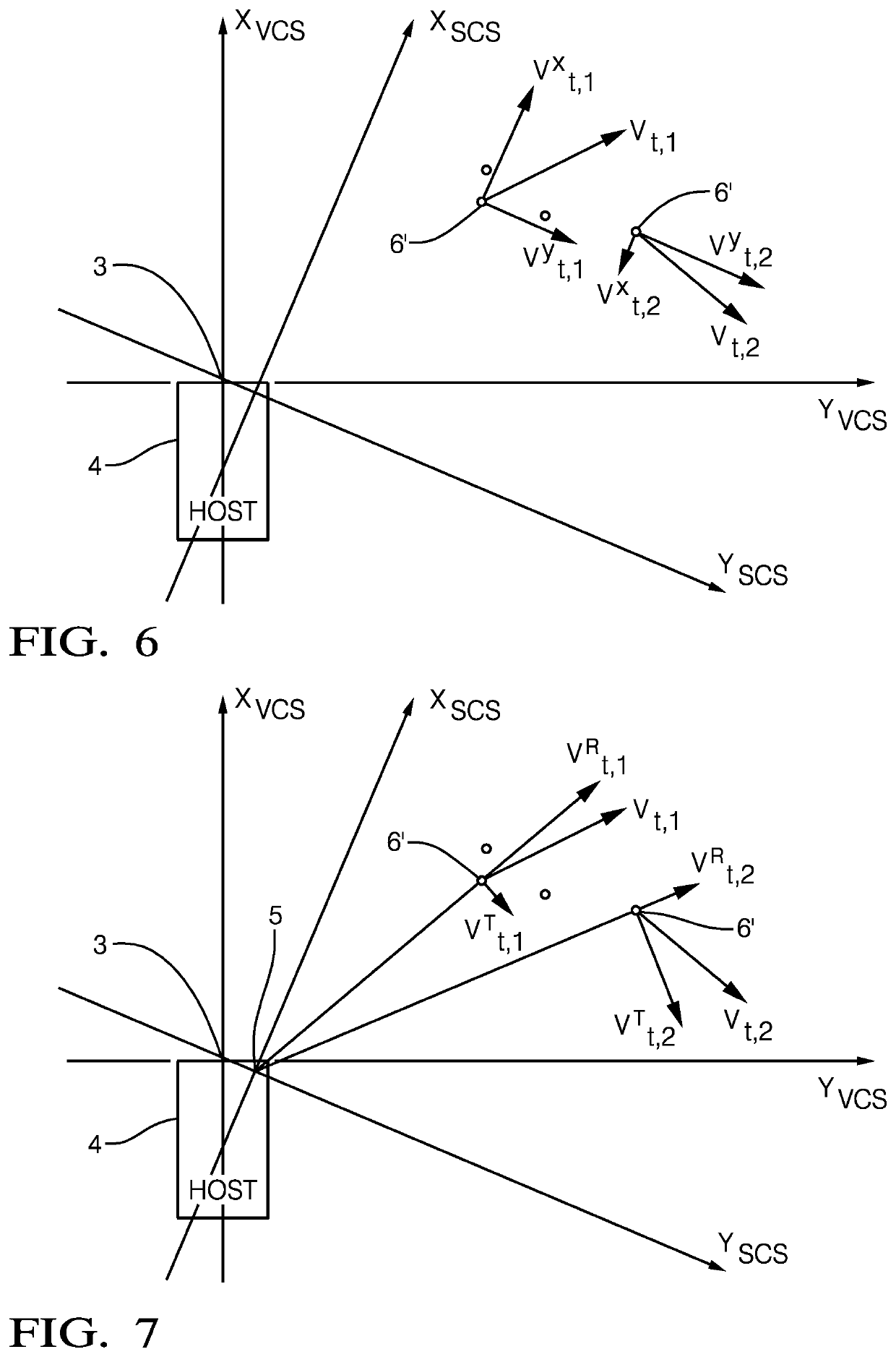 Method of estimating a velocity magnitude of a moving target in a horizontal plane and radar detection system