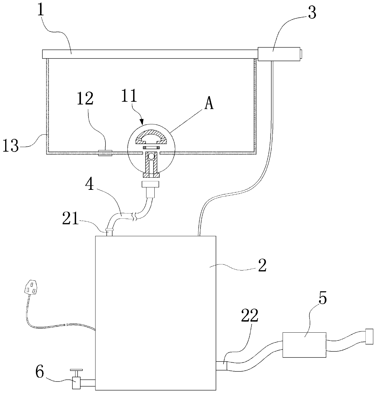 A multifunctional steam sink