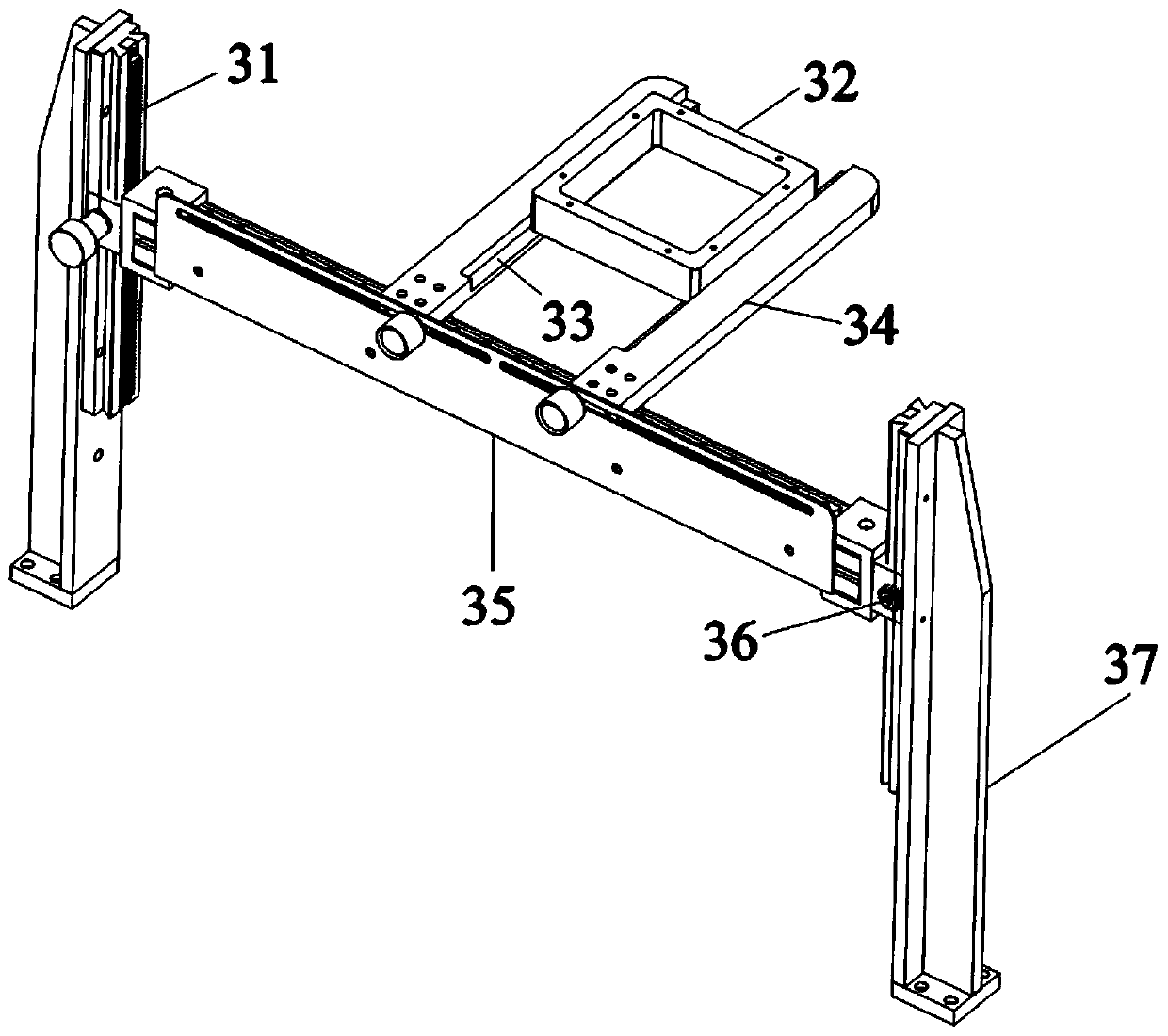 Multifunctional machine vision experimental platform