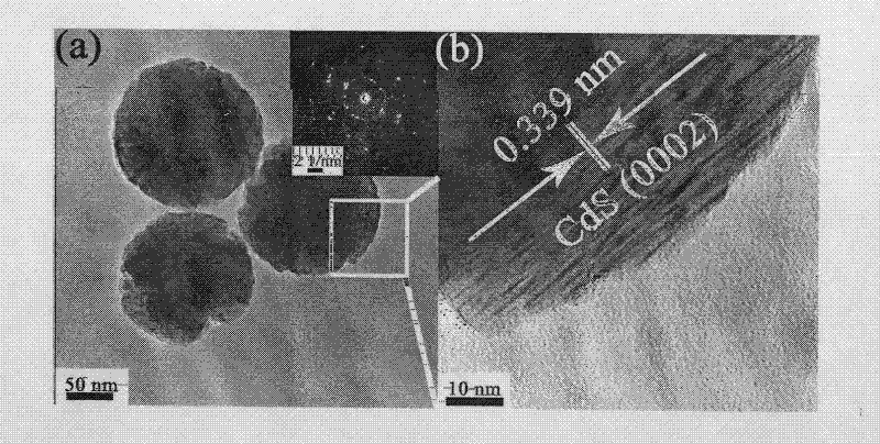 Preparation method of cds-bi2s3 composite nanocrystals by partial cation exchange reaction