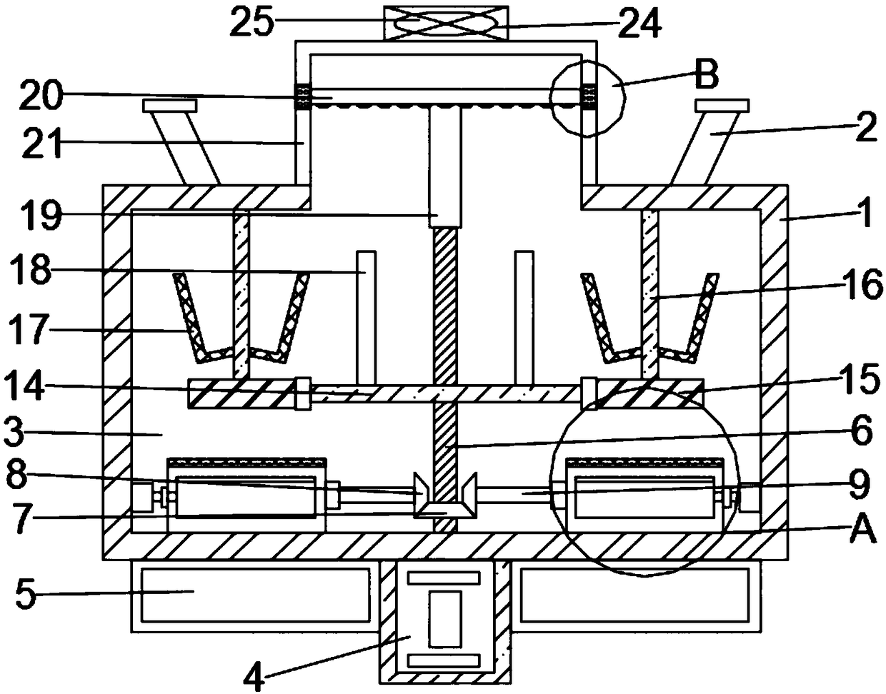Smell volatilization type trapping equipment for insects in farmland