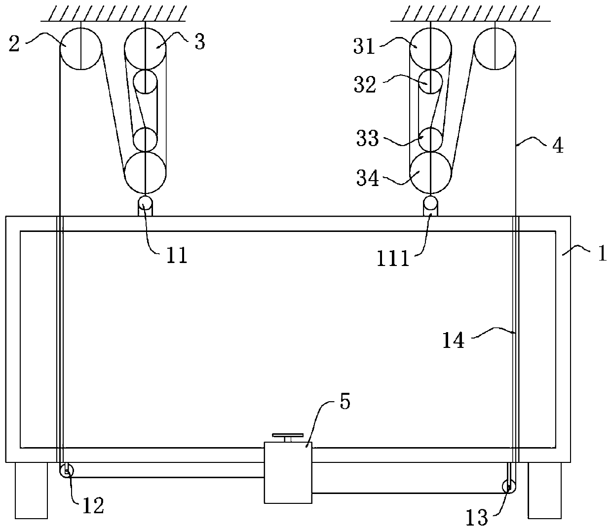 Building engineering manual lifting device