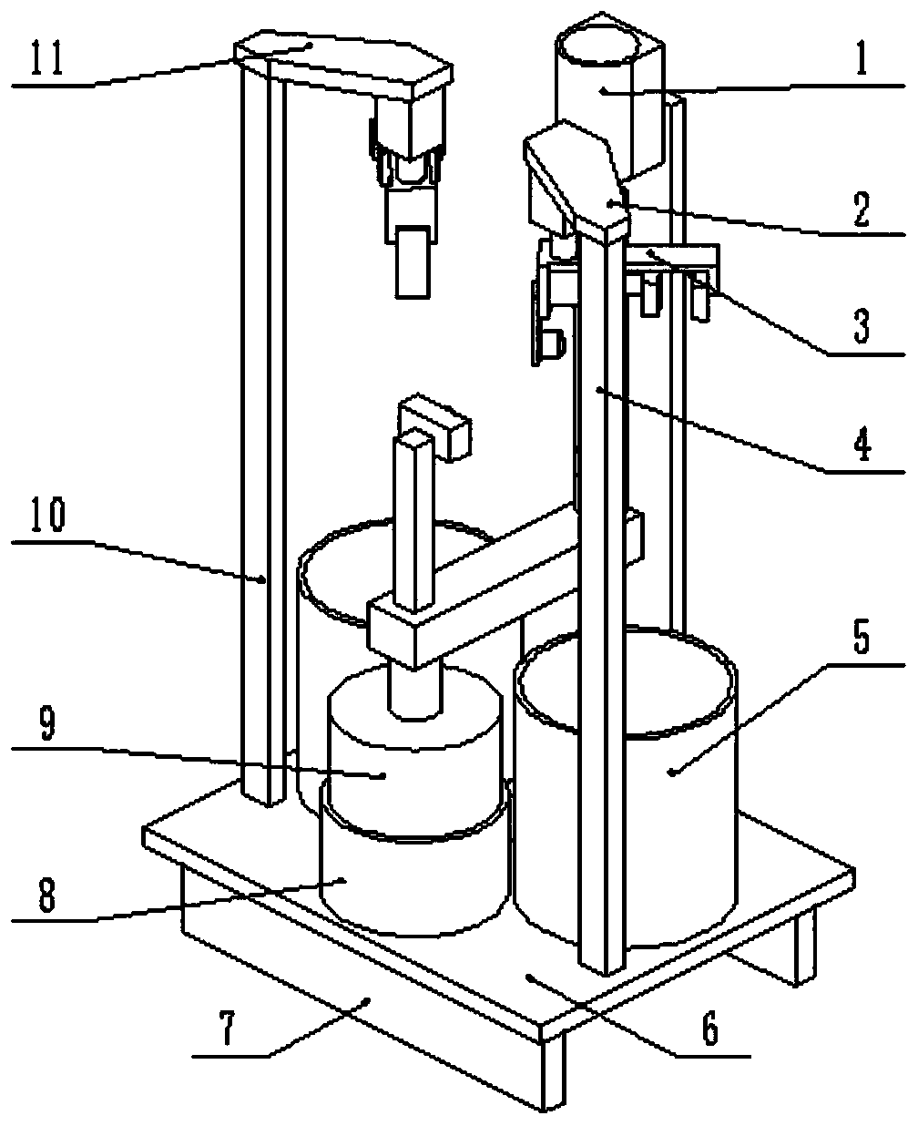 Abandoned steel pipe sorting device for constructional engineering