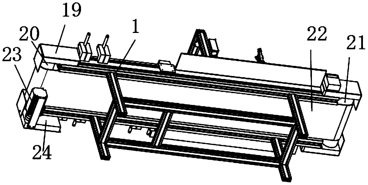 A sorting and sorting device for parts