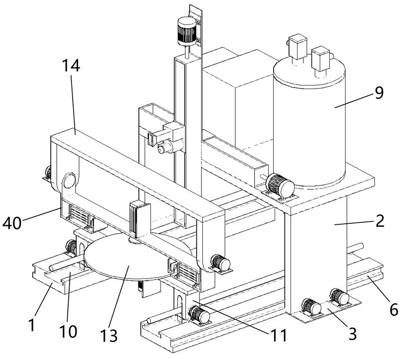 Equipment for spraying automobile protection plate and spraying process thereof