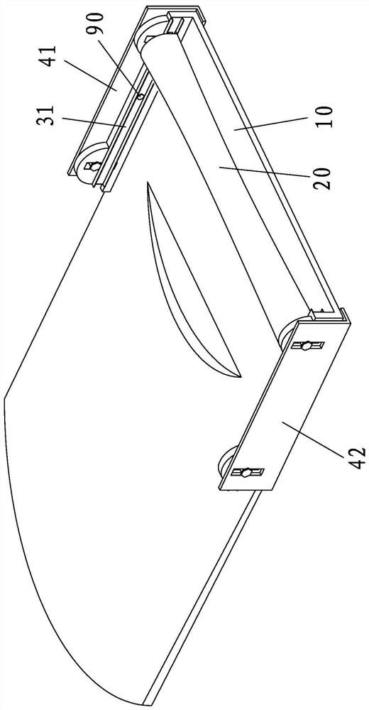 A swing traction cervical pillow