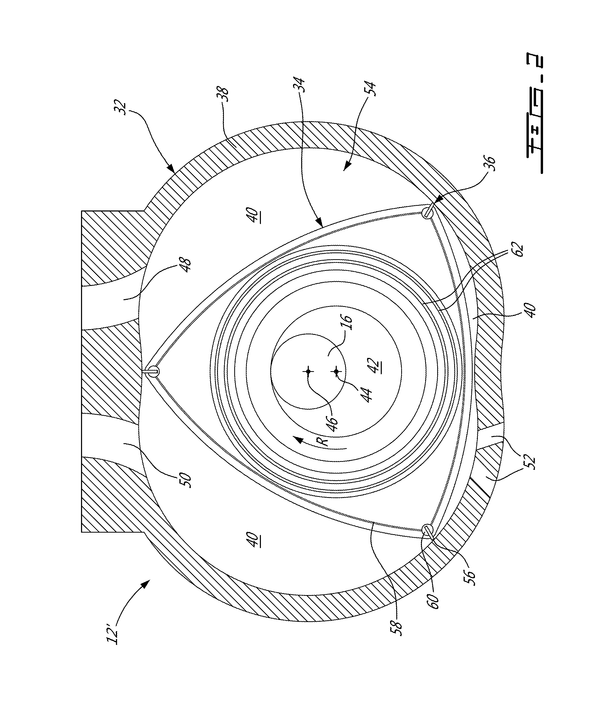 Compound engine assembly with mount cage