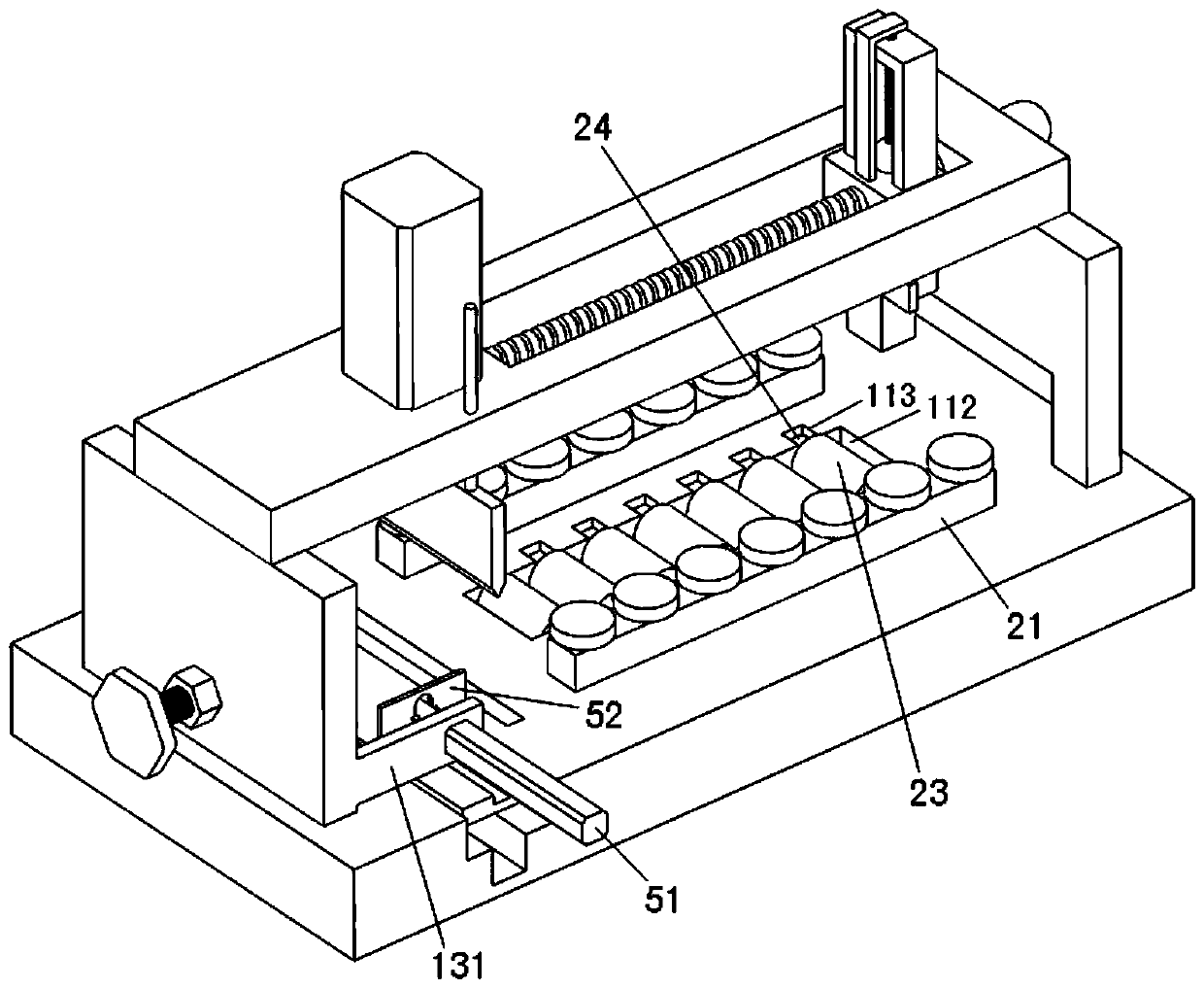 Eraser cutting device with small abrasion on eraser