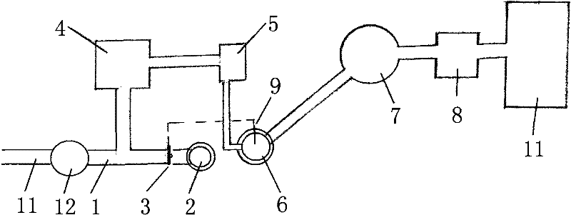 Gas energy-saving recovery device