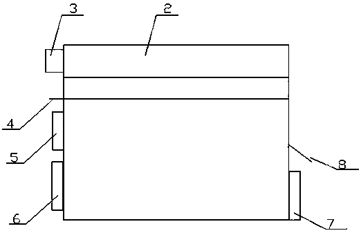 Drainage device for using in cranial operation with fixing equipment