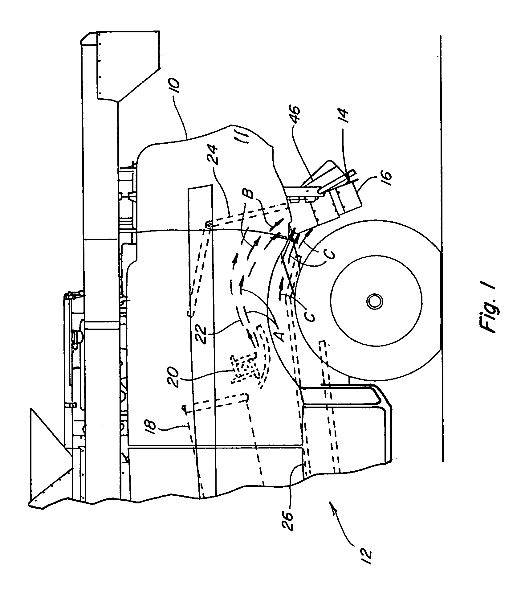 Rotary accelerating apparatus for a vertical straw and chaff spreader of an agricultural combine