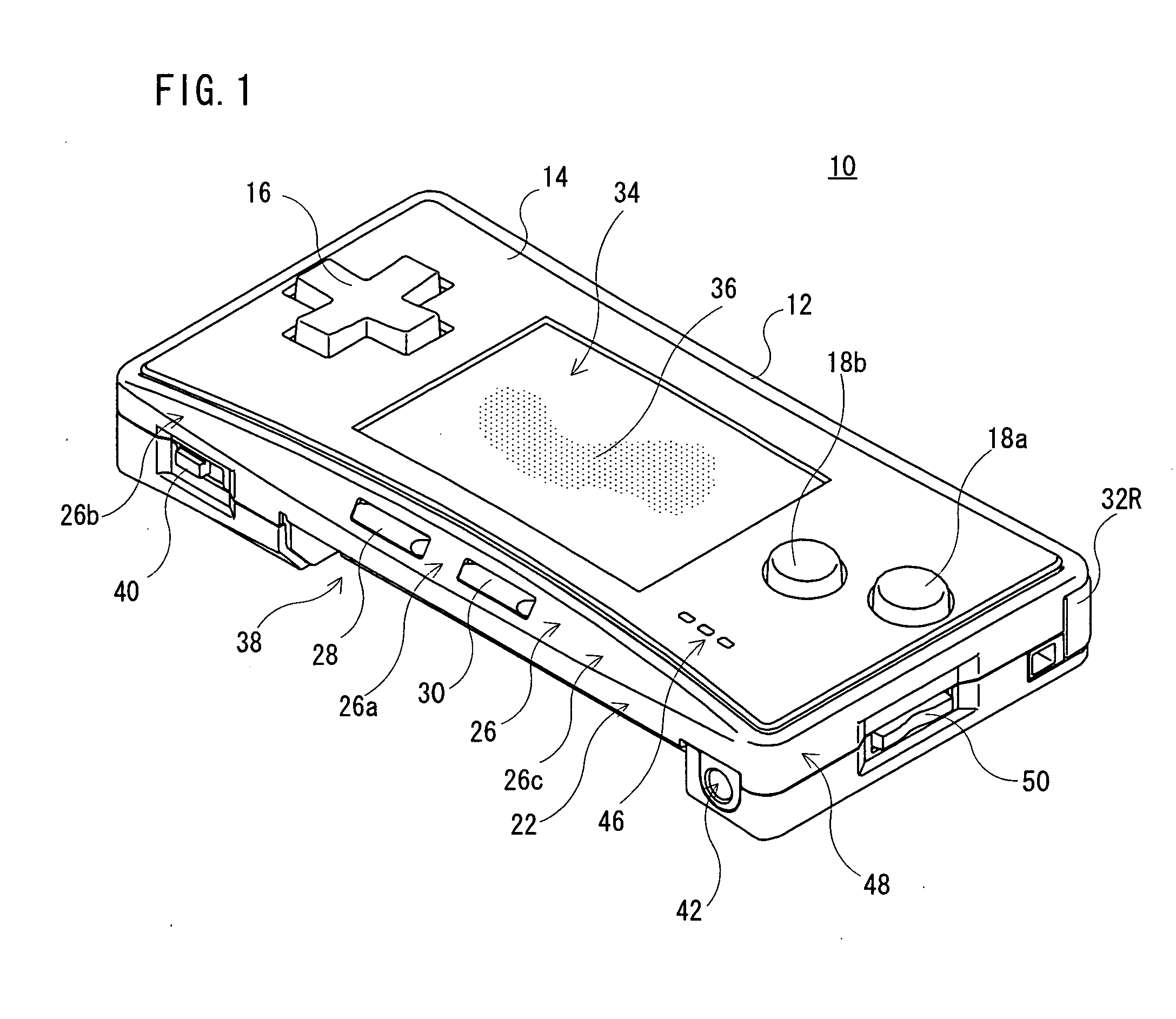 Operation device for game machine and hand-held game machine