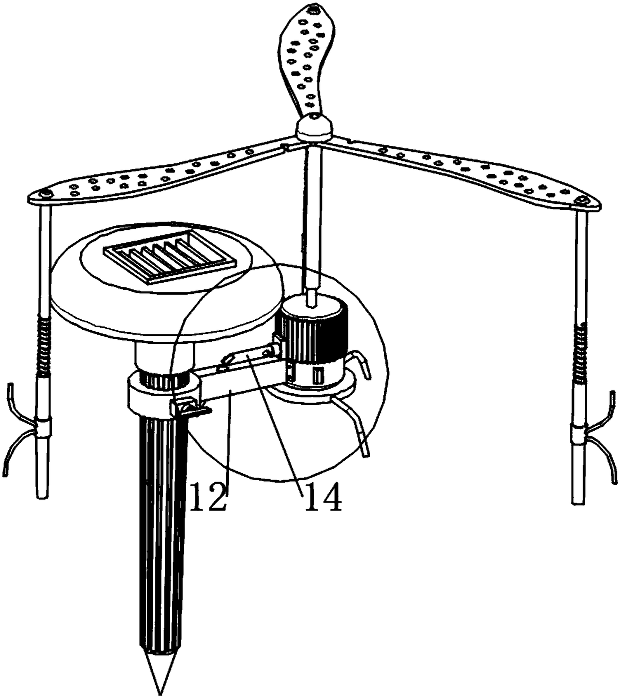 Ultrasonic wave rat control device for agriculture and forestry