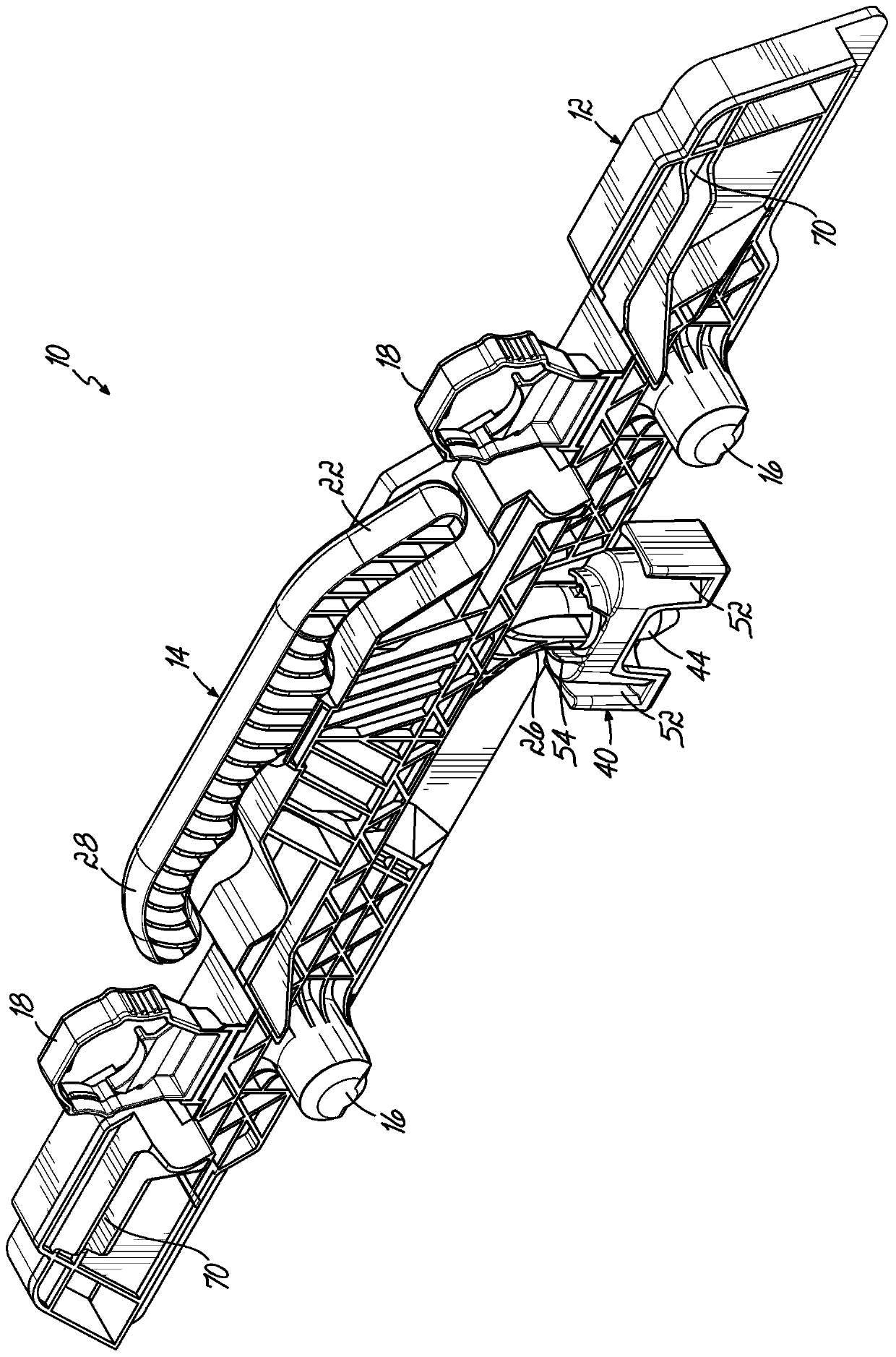 Hanger for displaying floor mats