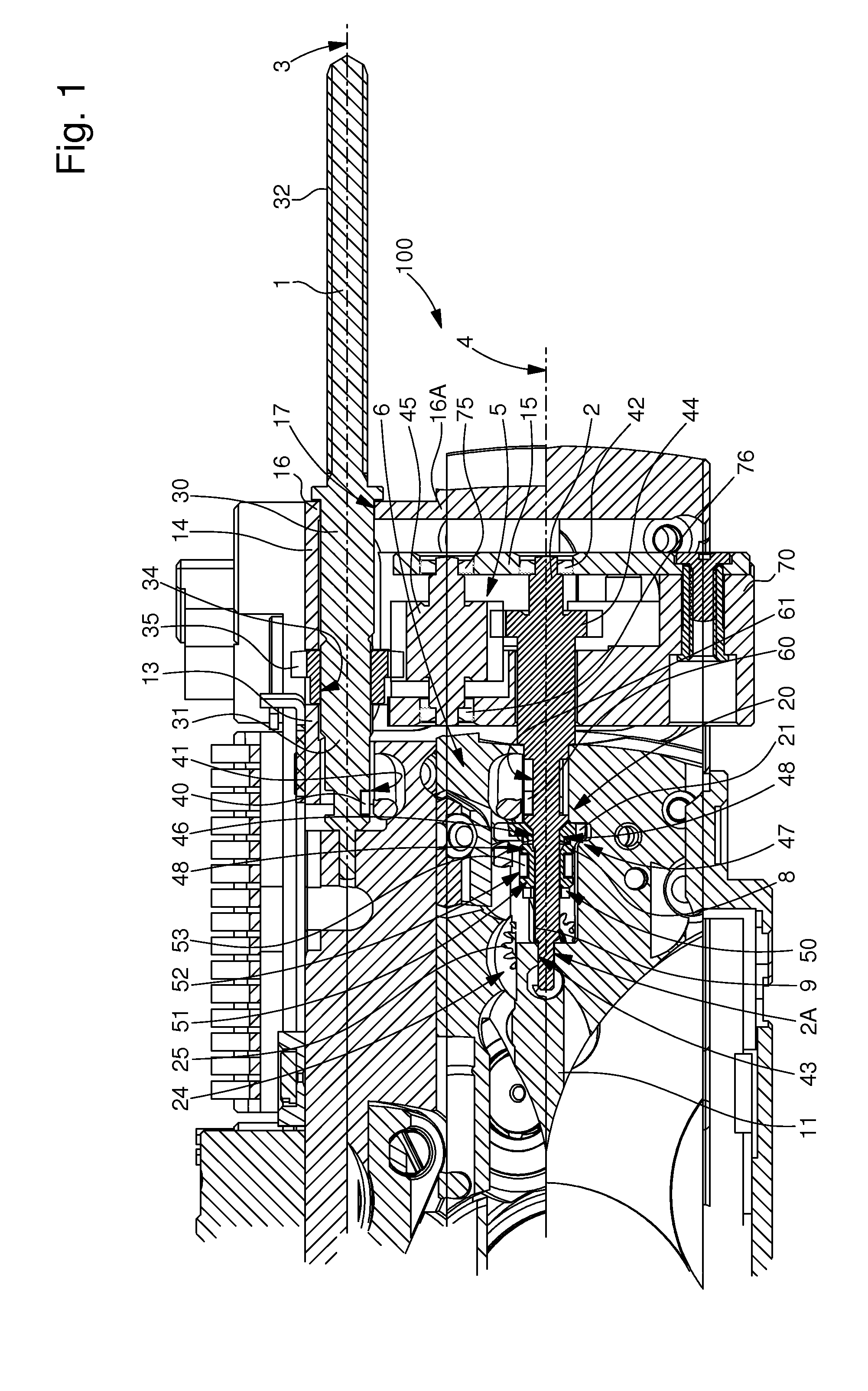 Winding and time-setting control device for a timepiece movement