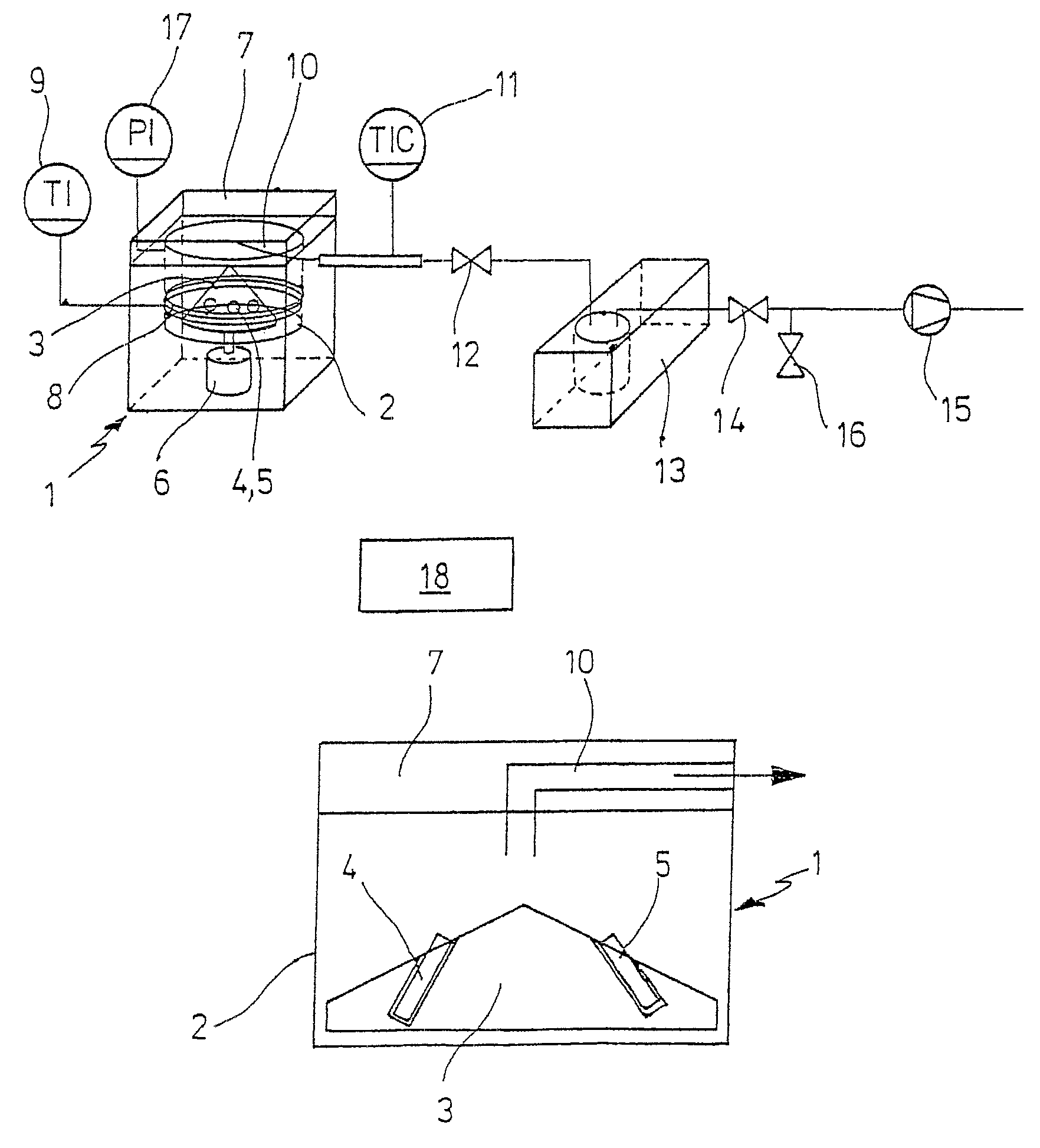 Vacuum concentrator and method for vacuum concentration
