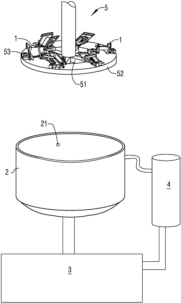 Device for removing low-melting-point alloy from inner cavity of blade