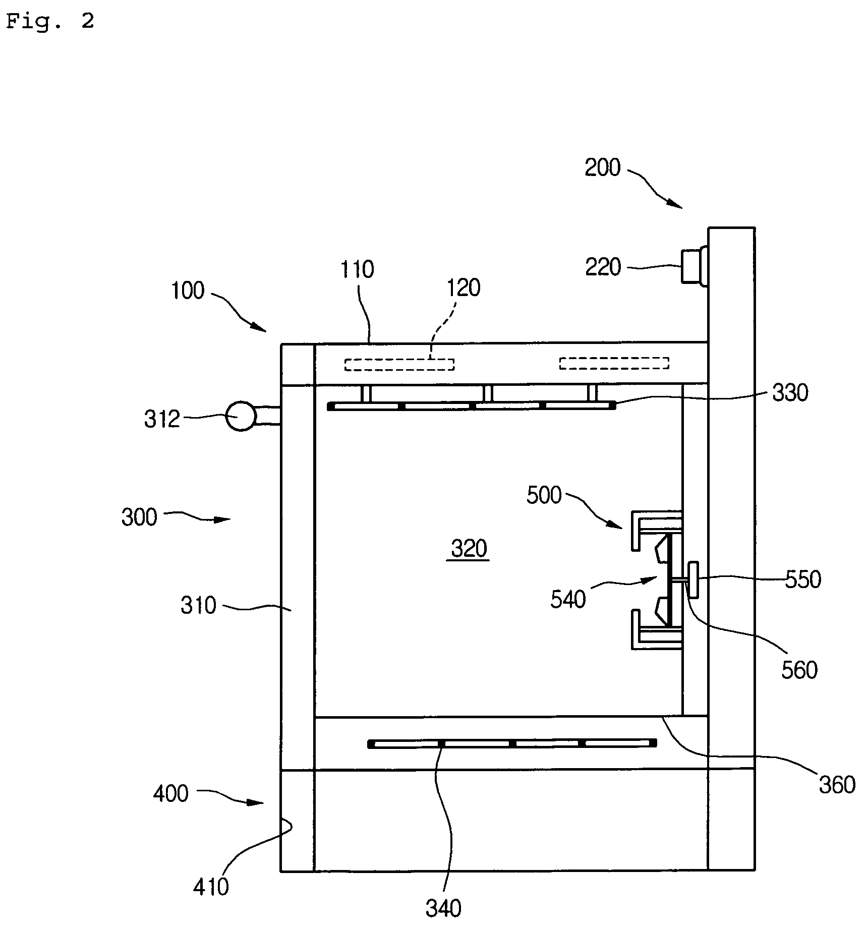 Convection part for electric oven range