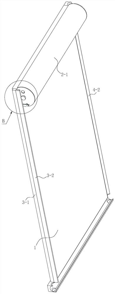 Green system based on photovoltaic curtain wall and implementation method