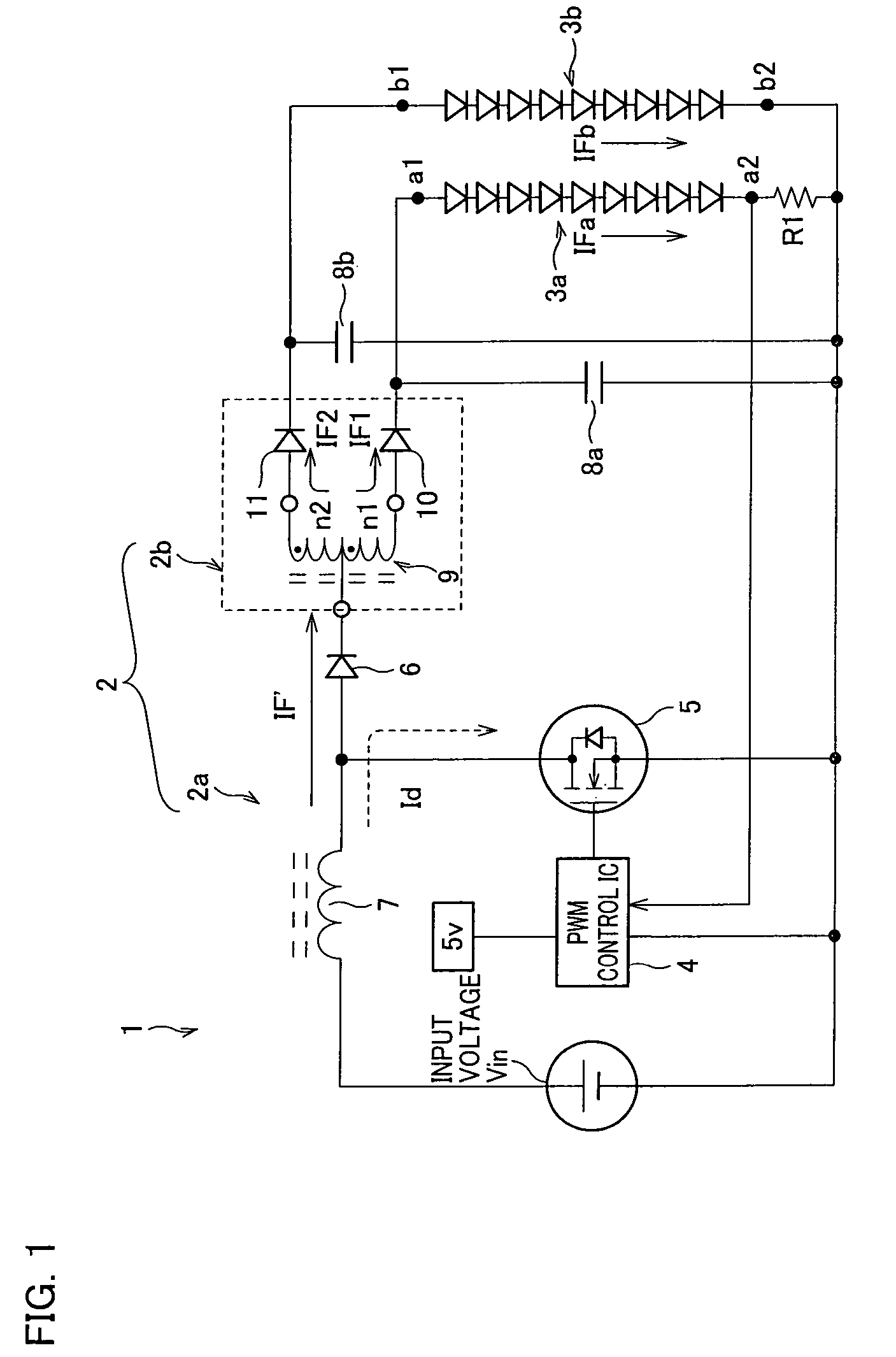 LED drive circuit, LED lighting device, and backlight