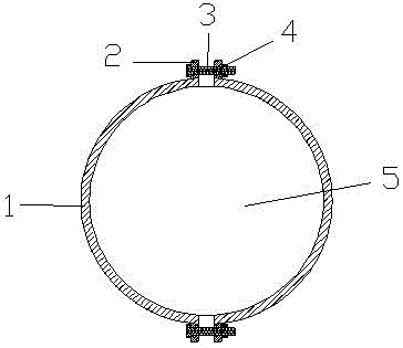 Method for strengthening circular reinforced concrete pier column