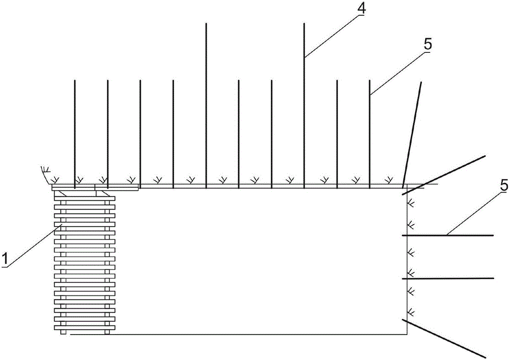 Blasting mining to fully mechanized mining process of deeply inclined coal seam breaking roof