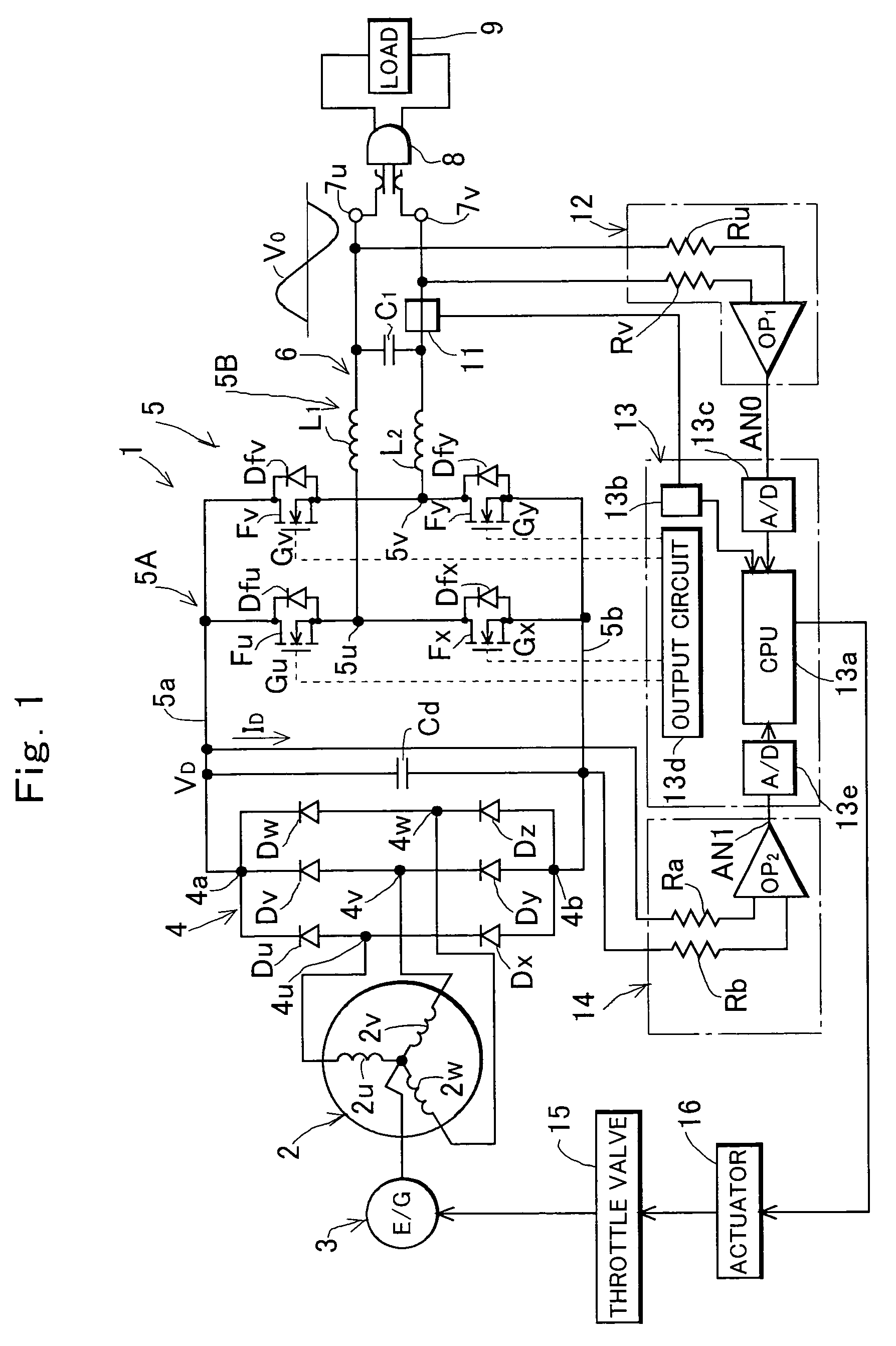 Inverter controlled generator set