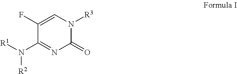 N1-substituted-5-fluoro-2-oxopyrimidinone-1(2H)-carboxamide derivatives