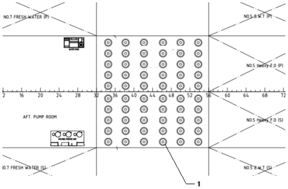 Electric power stabilizing device suitable for offshore floating power station and application thereof