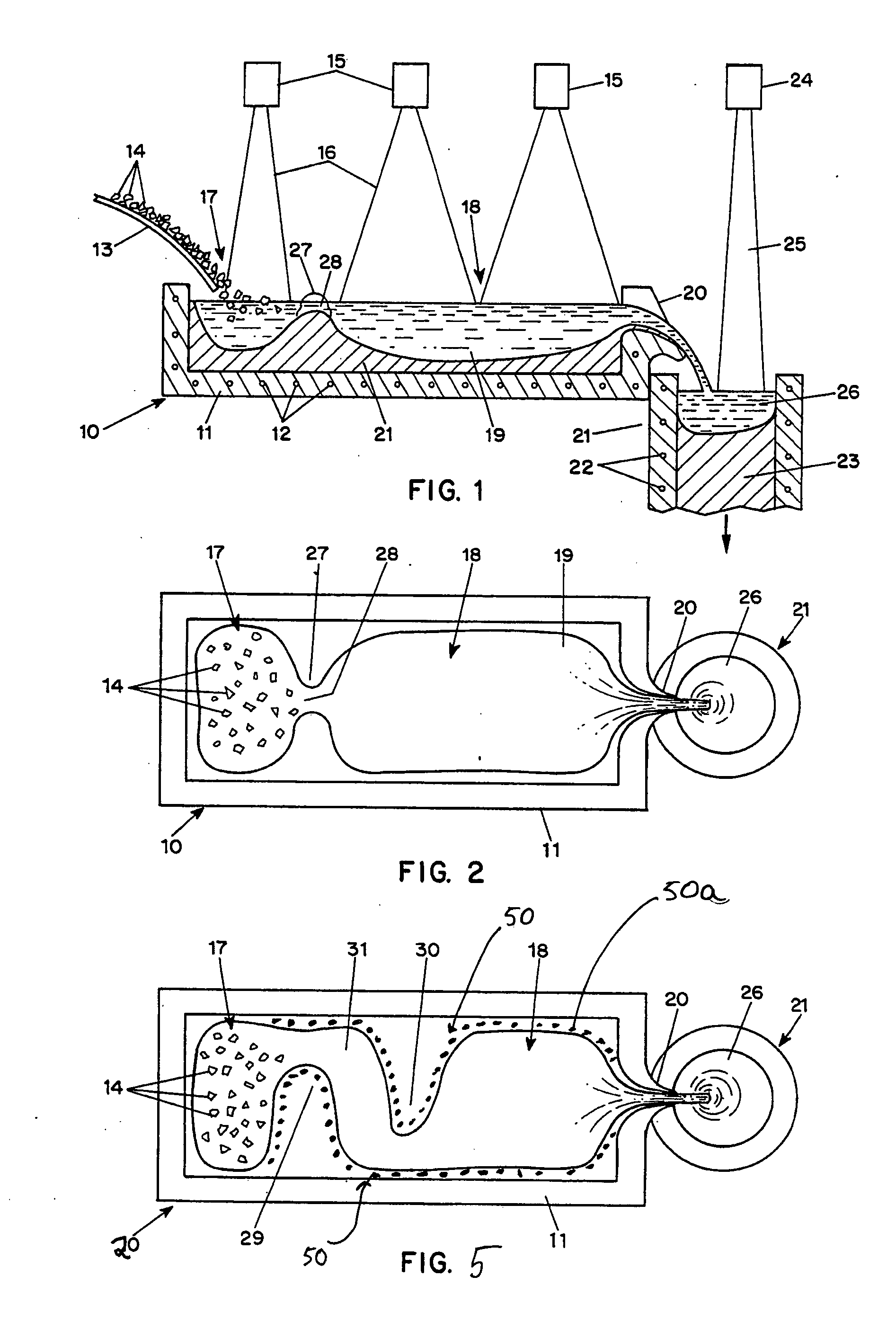 Method and apparatus for perimeter cleaning in cold hearth refining
