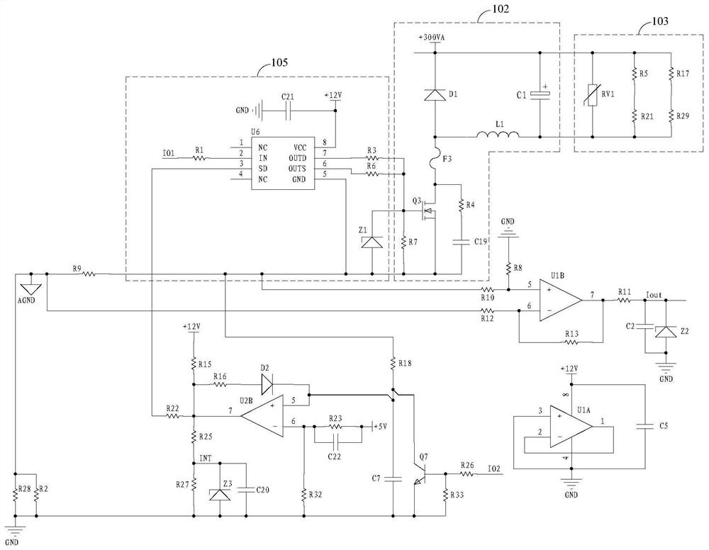 Direct-current power supply lighting dimming module