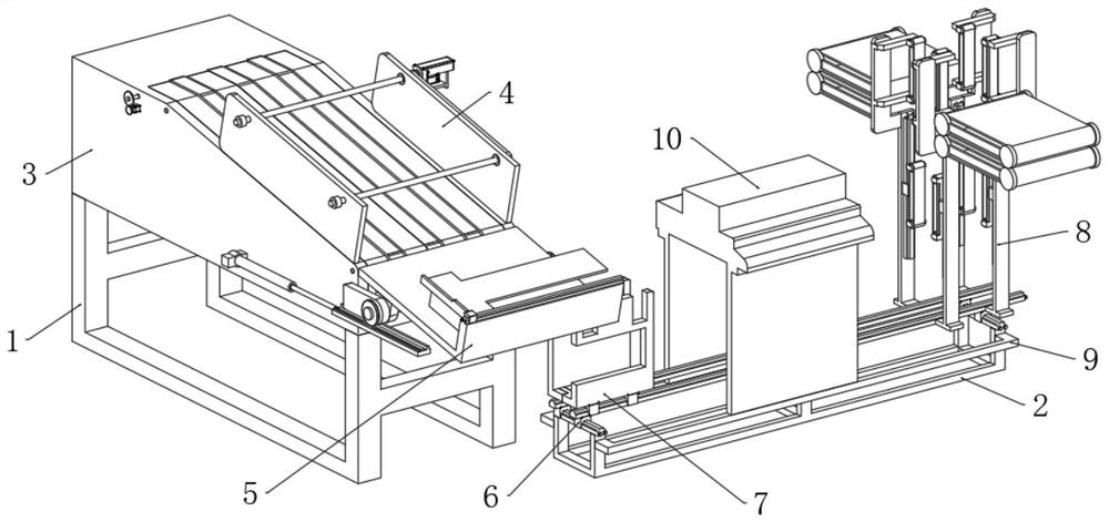 Full-automatic book and periodical shell feeding equipment