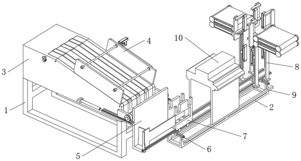 Full-automatic book and periodical shell feeding equipment