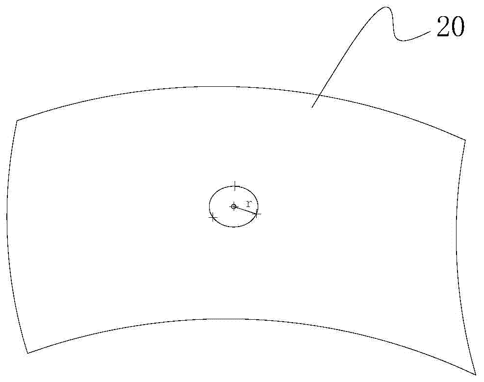 Processing method of curved surface parts and processing equipment of curved surface parts