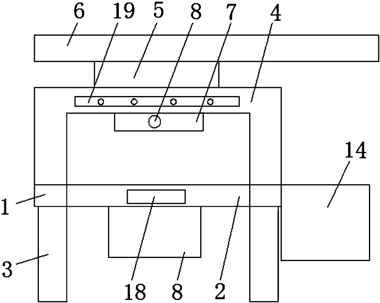 Table type needle detector with sorting function for textile