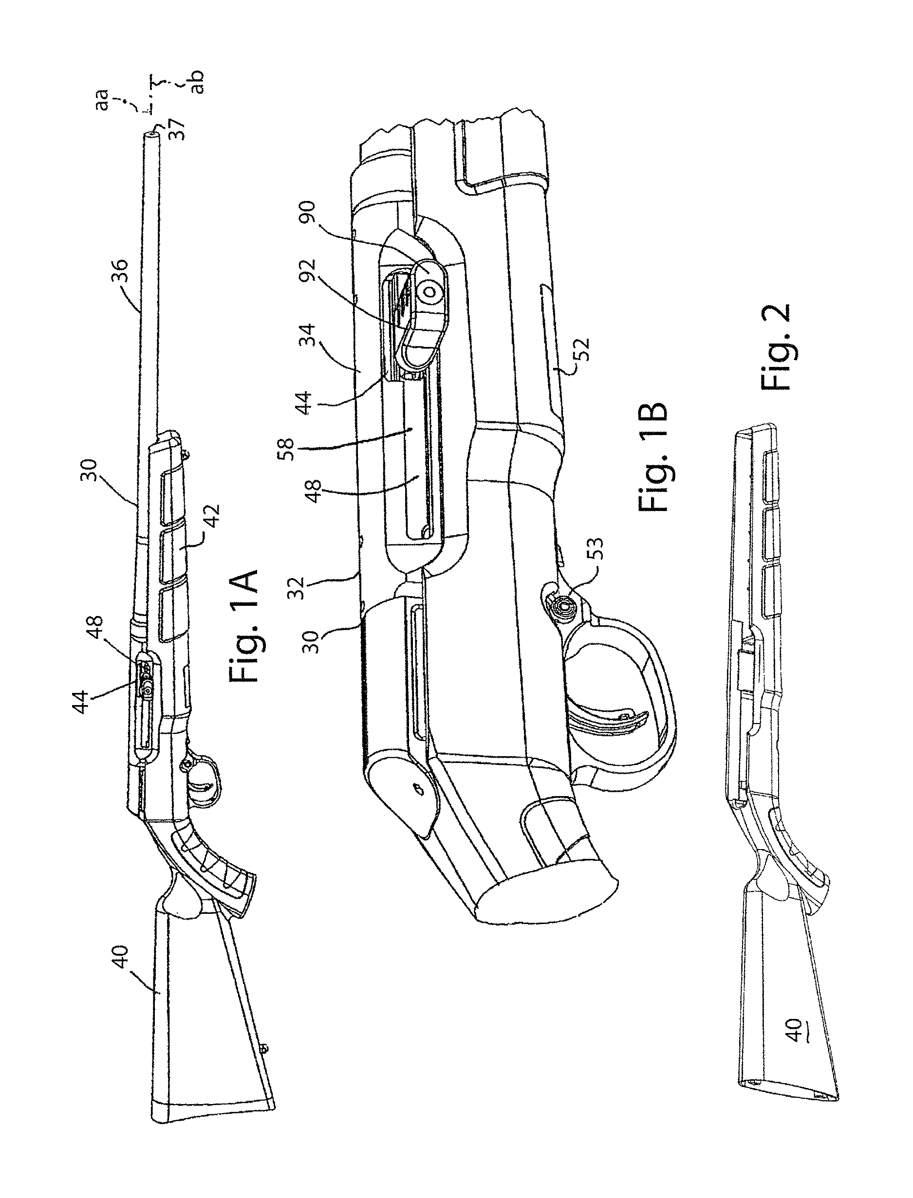 Firearm with reciprocating bolt assembly