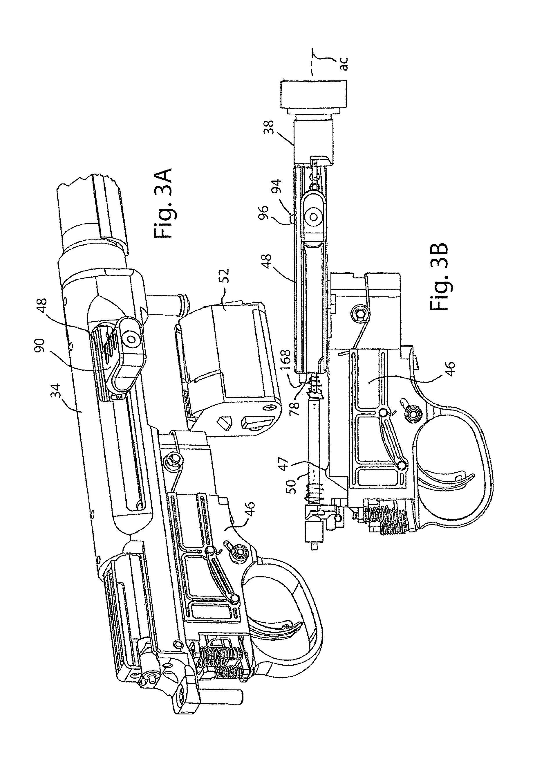 Firearm with reciprocating bolt assembly