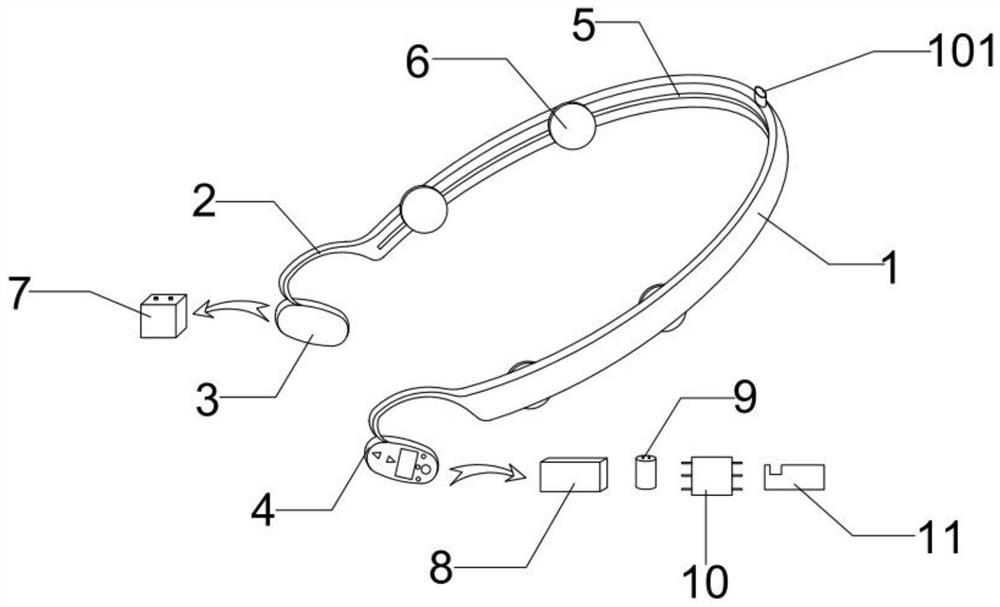 Percutaneous nerve electrical stimulator for treating alopecia seborrhoeica