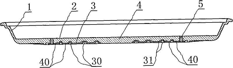 Composite boiler and production method thereof