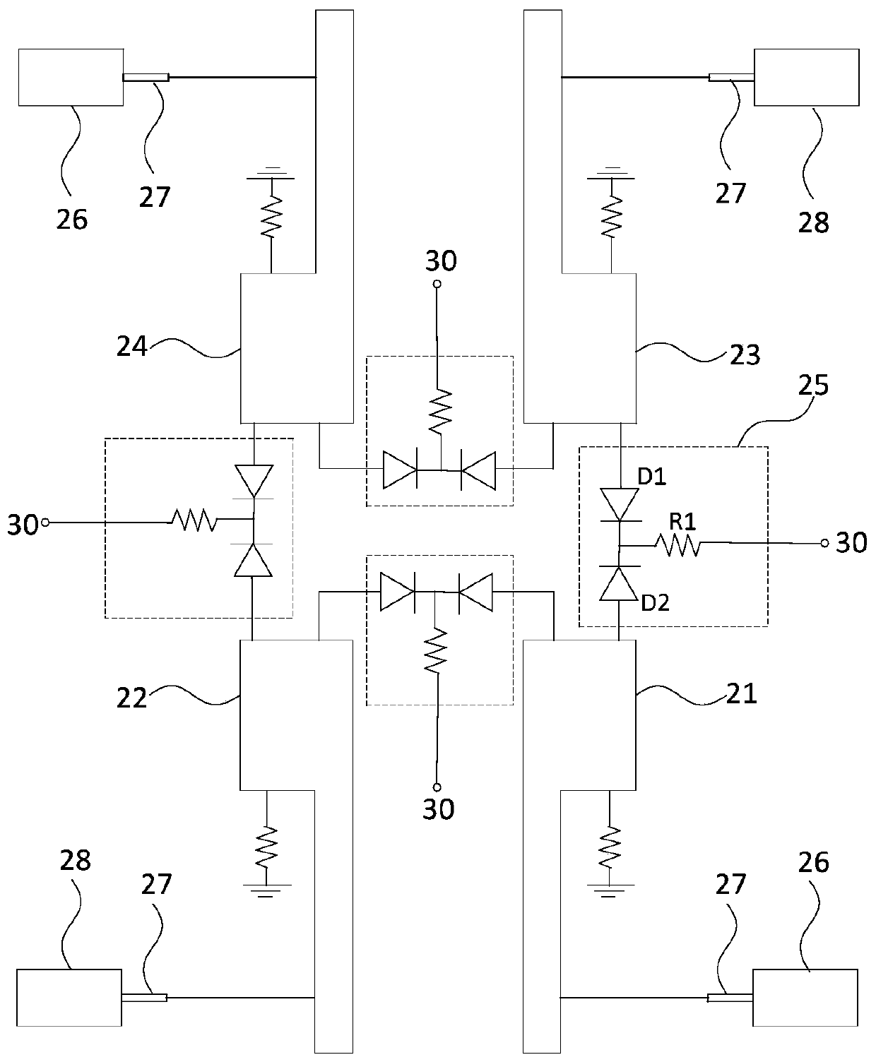 Branch filtering device