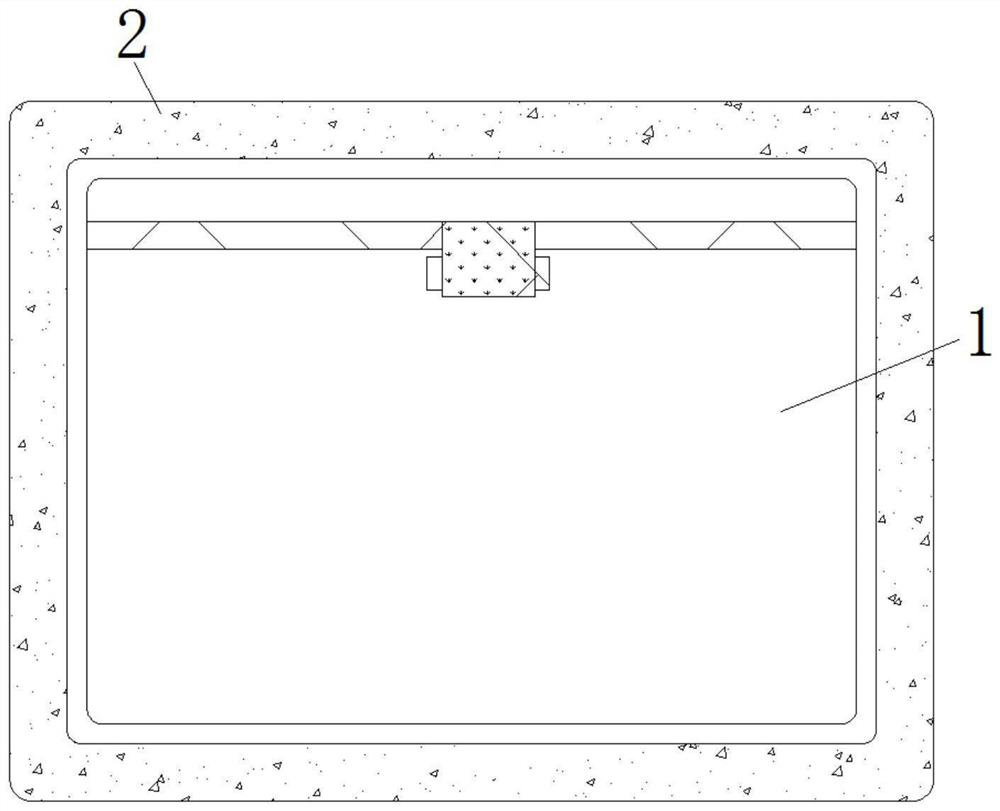 Mechanical part loading and transporting box with anti-rust protection structure