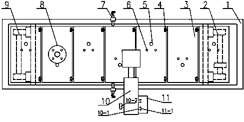 Automobile part laser marking device